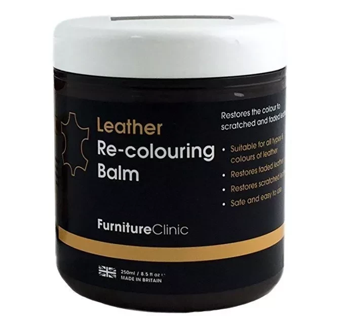 Бальзам для восстановления цвета кожи LeTech Leather Re-Colouring Balm Black 250мл 4LB250ML01
