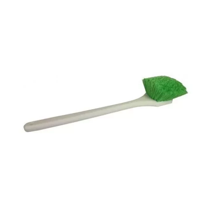 Щетка с длинной ручкой для мойки и чистки экстерьера сверх-мягкая зеленая щетина Hi-Tech 877CR