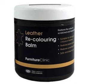Бальзам для восстановления цвета кожи LeTech Leather Re-Colouring Balm Black 250мл 4LB250ML01